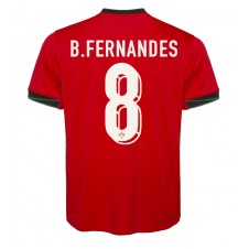 Portugal Bruno Fernandes #8 Hemmatröja EM 2024 Korta ärmar